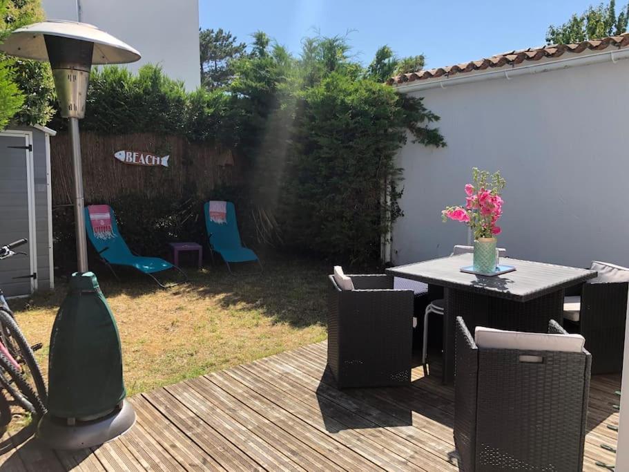 Agreable Maison, Plage A 400M, Jardin, Piscine Et Tennis แซ็งต์-ปาเลส์-ซูร์-แมร์ ภายนอก รูปภาพ